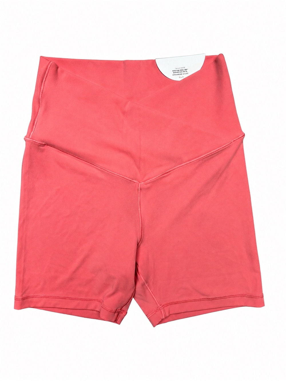 Aerie OFFLINE Real Me Bike Shorts Medium High Rise 5” Inseam Pink Coral NWT